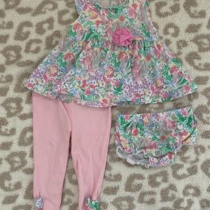 Baby Girl Clothes- 3 piece Bunny Outfit